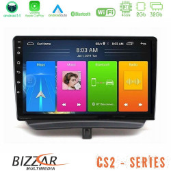 Bizzar CS2 Series 4Core Android14 2+32GB Ford Courier 2015-2023 Navigation Multimedia Tablet 9 Με Carplay - Android Auto