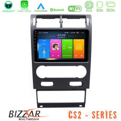 Bizzar CS2 Series 4Core Android14 2+32GB Ford Mondeo 2004-2007 Navigation Multimedia Tablet 9 Με Carplay - Android Auto