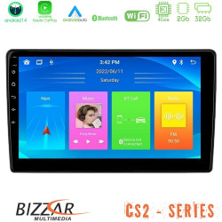 Bizzar CS2 Series 4Core Android14 2+32GB Ford Transit Custom 2019-2024 Navigation Multimedia Tablet 9 Με Carplay - Android Auto