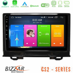 Bizzar CS2 Series 4Core Android14 2+32GB Honda HR-V 2021-> Navigation Multimedia Tablet 9  Με Carplay - Android Auto