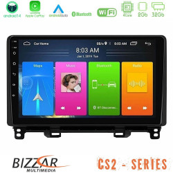 Bizzar CS2 Series 4Core Android14 2+32GB Honda Jazz 2021-2025 Navigation Multimedia Tablet 9 Με Carplay - Android Auto Bizzar CS2 Series 4Core Android14 2+32GB Honda Jazz 2021-2025 Navigation Multimedia Tablet 9 Με Carplay - Android Auto