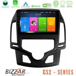 Bizzar CS2 Series 4Core Android14 2+32GB Hyundai i30 2007-2012 Auto A/C Navigation Multimedia Tablet 9 Με Carplay - Android Auto Bizzar CS2 Series 4Core Android14 2+32GB Hyundai i30 2007-2012 Auto A/C Navigation Multimedia Tablet 9 Με Carplay - Android Auto