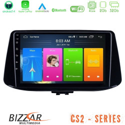 Bizzar CS2 Series 4Core Android14 2+32GB Hyundai i30 Navigation Multimedia Tablet 9 Με Carplay - Android Auto Bizzar CS2 Series 4Core Android14 2+32GB Hyundai i30 Navigation Multimedia Tablet 9 Με Carplay - Android Auto