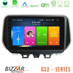 Bizzar CS2 Series 4Core Android14 2+32GB Hyundai ix35 Navigation Multimedia Tablet 10 Με Carplay - Android Auto
