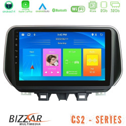 Bizzar CS2 Series 4Core Android14 2+32GB Hyundai Tucson 2019-gt; Navigation Multimedia Tablet 9 Με Carplay - Android Auto Bizzar CS2 Series 4Core Android14 2+32GB Hyundai Tucson 2019-gt; Navigation Multimedia Tablet 9 Με Carplay - Android Auto