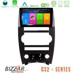 Bizzar CS2 Series 4Core Android14 2+32GB Jeep Commander 2007-2008 Navigation Multimedia Tablet 9 Με Carplay - Android Auto