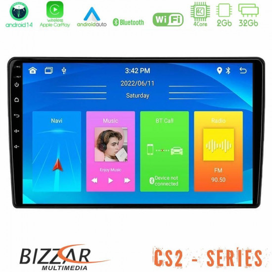 Bizzar CS2 Series 4Core Android14 2+32GB Kia Ceed 2007-2009 Navigation Multimedia Tablet 9? Με Carplay - Android Auto Με Carplay - Android Auto Bizzar CS2 Series 4Core Android14 2+32GB Kia Ceed 2007-2009 Navigation Multimedia Tablet 9? Με Carplay - Android Auto Με Carplay - Android Auto