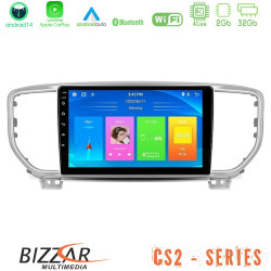 Bizzar CS2 Series 4Core Android14 2+32GB Kia Sportage 2018-2021 Navigation Multimedia Tablet 9 Με Carplay - Android Auto Bizzar CS2 Series 4Core Android14 2+32GB Kia Sportage 2018-2021 Navigation Multimedia Tablet 9 Με Carplay - Android Auto
