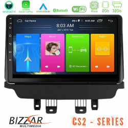 Bizzar CS2 Series 4Core Android14 2+32GB Mazda 2 2014-2021 Navigation Multimedia Tablet 9 Με Carplay - Android Auto Bizzar CS2 Series 4Core Android14 2+32GB Mazda 2 2014-2021 Navigation Multimedia Tablet 9 Με Carplay - Android Auto