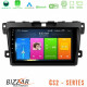 Bizzar CS2 Series 4Core Android14 2+32GB Mazda CX-7 2007-2011 Navigation Multimedia Tablet 9 Με Carplay - Android Auto