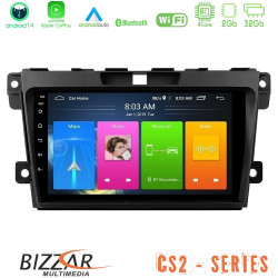 Bizzar CS2 Series 4Core Android14 2+32GB Mazda CX-7 2007-2011 Navigation Multimedia Tablet 9 Με Carplay - Android Auto Bizzar CS2 Series 4Core Android14 2+32GB Mazda CX-7 2007-2011 Navigation Multimedia Tablet 9 Με Carplay - Android Auto