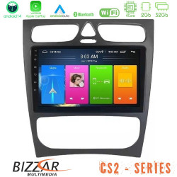 Bizzar CS2 Series 4Core Android14 2+32GB Mercedes C Class (W203) Navigation Multimedia Tablet 9 Με Carplay - Android Auto Bizzar CS2 Series 4Core Android14 2+32GB Mercedes C Class (W203) Navigation Multimedia Tablet 9 Με Carplay - Android Auto