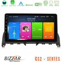 Bizzar CS2 Series 4Core Android14 2+32GB Mercedes C Class W204 Navigation Multimedia Tablet 9 Με Carplay - Android Auto Bizzar CS2 Series 4Core Android14 2+32GB Mercedes C Class W204 Navigation Multimedia Tablet 9 Με Carplay - Android Auto