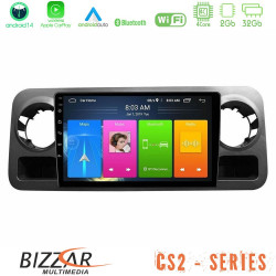 Bizzar CS2 Series 4Core Android14 2+32GB Mercedes Sprinter W907 Navigation Multimedia Tablet 10 Με Carplay - Android Auto