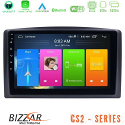 Bizzar CS2 Series 4Core Android14 2+32GB Mercedes Vito 2015-2021 Navigation Multimedia Tablet 10 Με Carplay - Android Auto