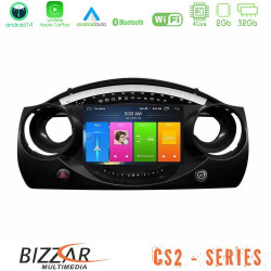 Bizzar CS2 Series 4Core Android14 2+32GB Mini Cooper R50 Navigation Multimedia Tablet 9 Με Carplay - Android Auto