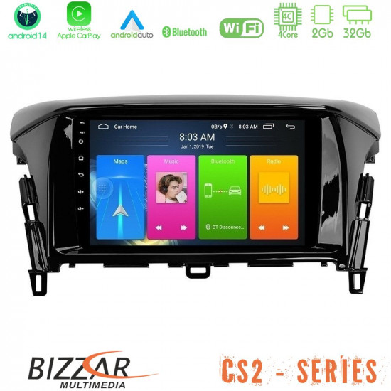 Bizzar CS2 Series 4Core Android14 2+32GB Mitsubishi Eclipse Cross Navigation Multimedia Tablet 9 Με Carplay - Android Auto Bizzar CS2 Series 4Core Android14 2+32GB Mitsubishi Eclipse Cross Navigation Multimedia Tablet 9 Με Carplay - Android Auto