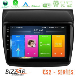 Bizzar CS2 Series 4Core Android14 2+32GB Mitsubishi L200 Navigation Multimedia Tablet 9 Με Carplay - Android Auto Bizzar CS2 Series 4Core Android14 2+32GB Mitsubishi L200 Navigation Multimedia Tablet 9 Με Carplay - Android Auto