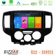 Bizzar CS2 Series 4Core Android14 2+32GB Nissan NV200 Navigation Multimedia Tablet 9 Με Carplay - Android Auto (Μαύρο)
