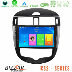 Bizzar CS2 Series 4Core Android14 2+32GB Nissan Pulsar 2015-2018 Navigation Multimedia Tablet 9 Με Carplay - Android Auto Bizzar CS2 Series 4Core Android14 2+32GB Nissan Pulsar 2015-2018 Navigation Multimedia Tablet 9 Με Carplay - Android Auto
