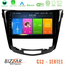 Bizzar CS2 Series 4Core Android14 2+32GB Nissan Qashqai J11 (AUTO A/C) Navigation Multimedia Tablet 10 Με Carplay - Android Auto Bizzar CS2 Series 4Core Android14 2+32GB Nissan Qashqai J11 (AUTO A/C) Navigation Multimedia Tablet 10 Με Carplay - Android Auto
