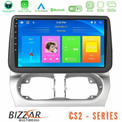 Bizzar CS2 Series 4Core Android14 2+32GB Opel Corsa C/Combo C Navigation Multimedia Tablet 9? Με Carplay - Android Auto