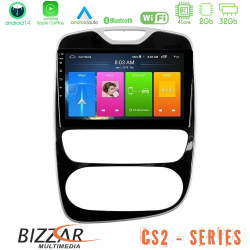Bizzar CS2 Series 4Core Android14 2+32GB Renault Clio 2016-2019 Navigation Multimedia Tablet 10 Με Carplay - Android Auto