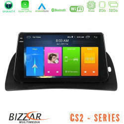 Bizzar CS2 Series 4Core Android14 2+32GB Renault Kangoo 2015-2018 Navigation Multimedia Tablet 9 Με Carplay - Android Auto