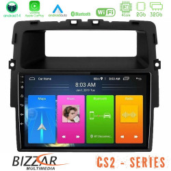 Bizzar CS2 Series 4Core Android14 2+32GB Renault/Nissan/Opel Navigation Multimedia Tablet 10 Με Carplay - Android Auto