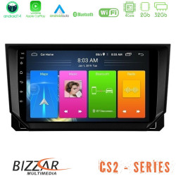 Bizzar CS2 Series 4Core Android14 2+32GB Seat Arona/Ibiza Navigation Multimedia Tablet 9 Με Carplay - Android Auto