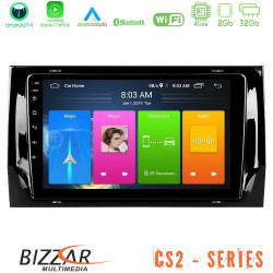 Bizzar CS2 Series 4Core Android14 2+32GB Skoda Kodiaq 2017-gt; Navigation Multimedia Tablet 10 Με Carplay - Android Auto
