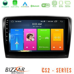 Bizzar CS2 Series 4Core Android14 2+32GB Skoda Superb 2008-2015 Navigation Multimedia Tablet 10 Με Carplay - Android Auto Bizzar CS2 Series 4Core Android14 2+32GB Skoda Superb 2008-2015 Navigation Multimedia Tablet 10 Με Carplay - Android Auto