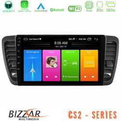 Bizzar CS2 Series 4Core Android14 2+32GB Subaru Legacy/Outback 2002-2008 Navigation Multimedia Tablet 9 Με Carplay - Android Auto Bizzar CS2 Series 4Core Android14 2+32GB Subaru Legacy/Outback 2002-2008 Navigation Multimedia Tablet 9 Με Carplay - Android Auto