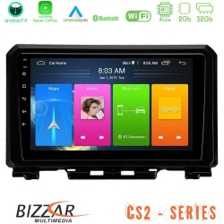 Bizzar CS2 Series 4Core Android14 2+32GB Suzuki Jimny 2018-2022 Navigation Multimedia Tablet 9 Με Carplay - Android Auto Bizzar CS2 Series 4Core Android14 2+32GB Suzuki Jimny 2018-2022 Navigation Multimedia Tablet 9 Με Carplay - Android Auto