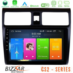 Bizzar CS2 Series 4Core Android14 2+32GB Suzuki Swift 2005-2010 Navigation Multimedia Tablet 10 Με Carplay - Android Auto