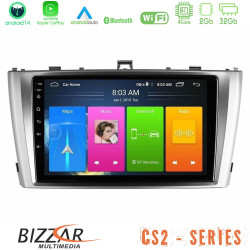 Bizzar CS2 Series 4Core Android14 2+32GB Toyota Avensis T27 Navigation Multimedia Tablet 9 Με Carplay - Android Auto