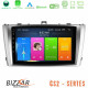 Bizzar CS2 Series 4Core Android14 2+32GB Toyota Avensis T27 Navigation Multimedia Tablet 9 Με Carplay - Android Auto