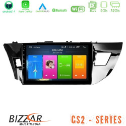 Bizzar CS2 Series 4Core Android14 2+32GB Toyota Corolla 2014-2016 Navigation Multimedia Tablet 9 Με Carplay - Android Auto Bizzar CS2 Series 4Core Android14 2+32GB Toyota Corolla 2014-2016 Navigation Multimedia Tablet 9 Με Carplay - Android Auto