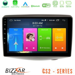 Bizzar CS2 Series 4Core Android14 2+32GB Toyota Yaris 1999 - 2006 Navigation Multimedia Tablet 9 Με Carplay - Android Auto Bizzar CS2 Series 4Core Android14 2+32GB Toyota Yaris 1999 - 2006 Navigation Multimedia Tablet 9 Με Carplay - Android Auto