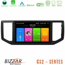 Bizzar CS2 Series 4Core Android14 2+32GB VW Amarok 2017-2022 Navigation Multimedia Tablet 9 Με Carplay - Android Auto
