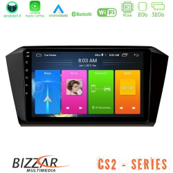 Bizzar CS2 Series 4Core Android14 2+32GB VW Passat Navigation Multimedia Tablet 10 Με Carplay - Android Auto Bizzar CS2 Series 4Core Android14 2+32GB VW Passat Navigation Multimedia Tablet 10 Με Carplay - Android Auto