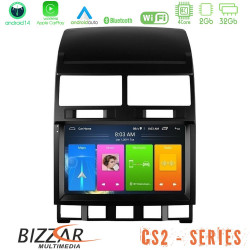 Bizzar CS2 Series 4Core Android14 2+32GB VW Touareg 2002 – 2010 Navigation Multimedia Tablet 9 Με Carplay - Android Auto
