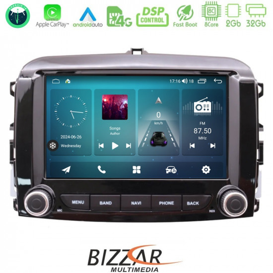 Bizzar Fiat 500L 8core Android14 2+32GB Navigation Multimedia Deckless 7? με Carplay/AndroidAuto (OEM Style) Bizzar Fiat 500L 8core Android14 2+32GB Navigation Multimedia Deckless 7? με Carplay/AndroidAuto (OEM Style)