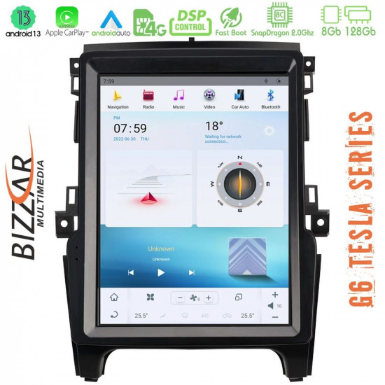 Bizzar Ford Ranger 2016-2022 8Core Android13 8+128GB Tesla 13 Multimedia Station Bizzar Ford Ranger 2016-2022 8Core Android13 8+128GB Tesla 13 Multimedia Station