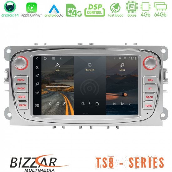 Bizzar Ford Universal 8core Android14 4+64GB Navigation Multimedia Deckless 7 με Carplay/AndroidAuto (OEM Style) Bizzar Ford Universal 8core Android14 4+64GB Navigation Multimedia Deckless 7 με Carplay/AndroidAuto (OEM Style)