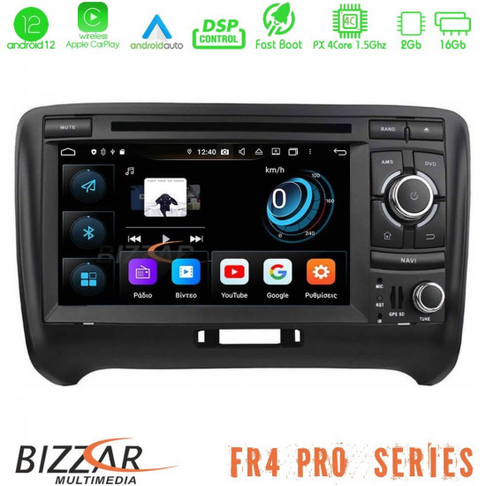 Bizzar FR4 Pro Series Audi TT Android 12 4core (2+16GB) Multimedia Station Bizzar FR4 Pro Series Audi TT Android 12 4core (2+16GB) Multimedia Station