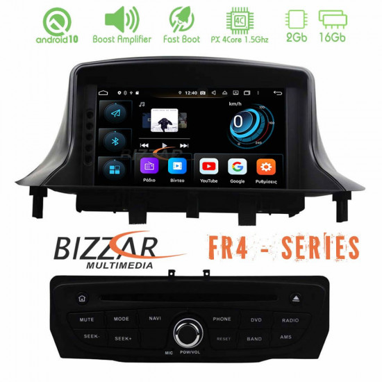 Bizzar FR4 Series Renault Megane 3 Android 10 4Core Multimedia Station Bizzar FR4 Series Renault Megane 3 Android 10 4Core Multimedia Station