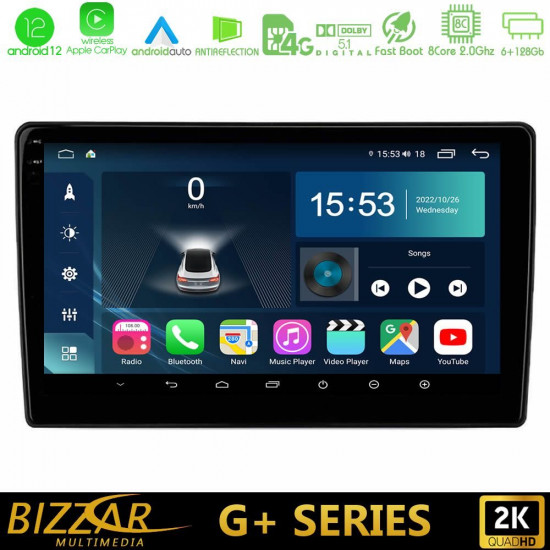 Bizzar G+ Series Alfa Romeo Giulietta 8core Android12 6+128GB Navigation Multimedia Tablet 9 Bizzar G+ Series Alfa Romeo Giulietta 8core Android12 6+128GB Navigation Multimedia Tablet 9