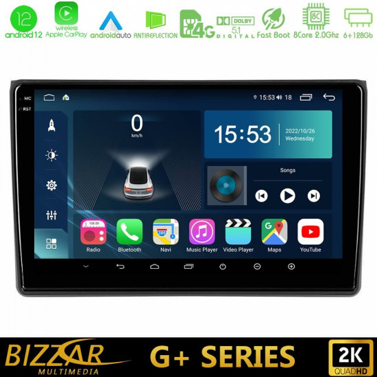 Bizzar G+ Series Audi A4 B7 8core Android12 6+128GB Navigation Multimedia Tablet 9 Bizzar G+ Series Audi A4 B7 8core Android12 6+128GB Navigation Multimedia Tablet 9