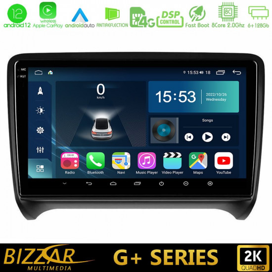 Bizzar G+ Series Audi TT B7 8core Android12 6+128GB Navigation Multimedia Tablet 9 Bizzar G+ Series Audi TT B7 8core Android12 6+128GB Navigation Multimedia Tablet 9